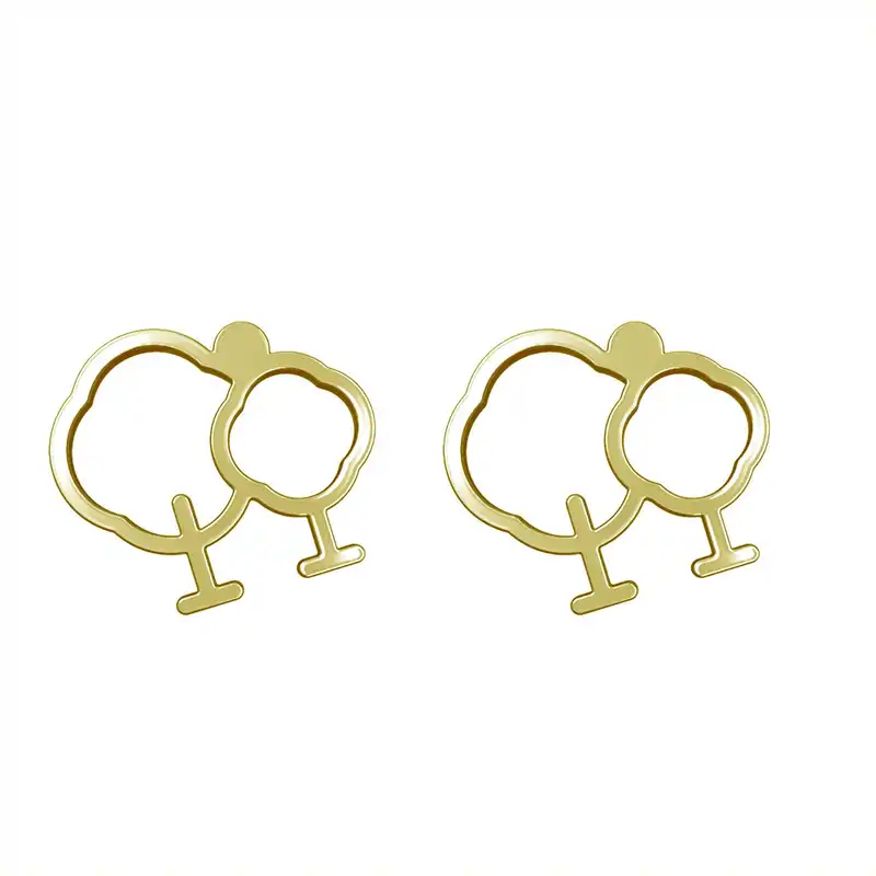 گوشواره طلا 18 عیار زنانه مدوپد مدل درخت کد GA1-15823