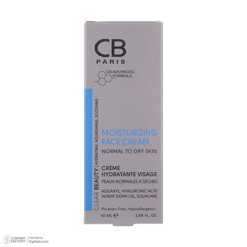 کرم مرطوب کننده سی بی پاریس مدل M1 حجم 50 میلی لیتر