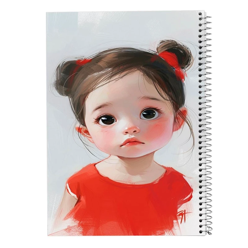 دفتر ژورنال نویسی 50 برگ مدوپد مدل نقطه ای طرح دخترانه کد DF15875