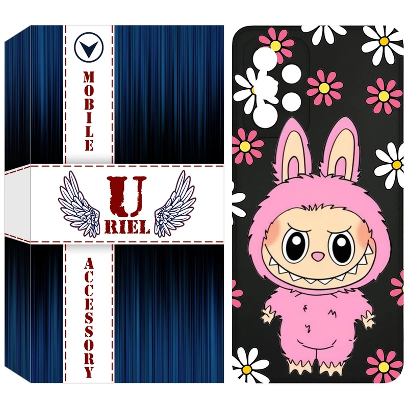 کاور یوریل مدل KSH کد 106 طرح عروسک لبوبو مناسب برای گوشی موبایل سامسونگ Galaxy A72