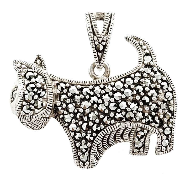 آویز گردنبند نقره زنانه مدل قوچ کد VM8694 آویز گردنبند نقره زنانه مدل قوچ کد VM8694