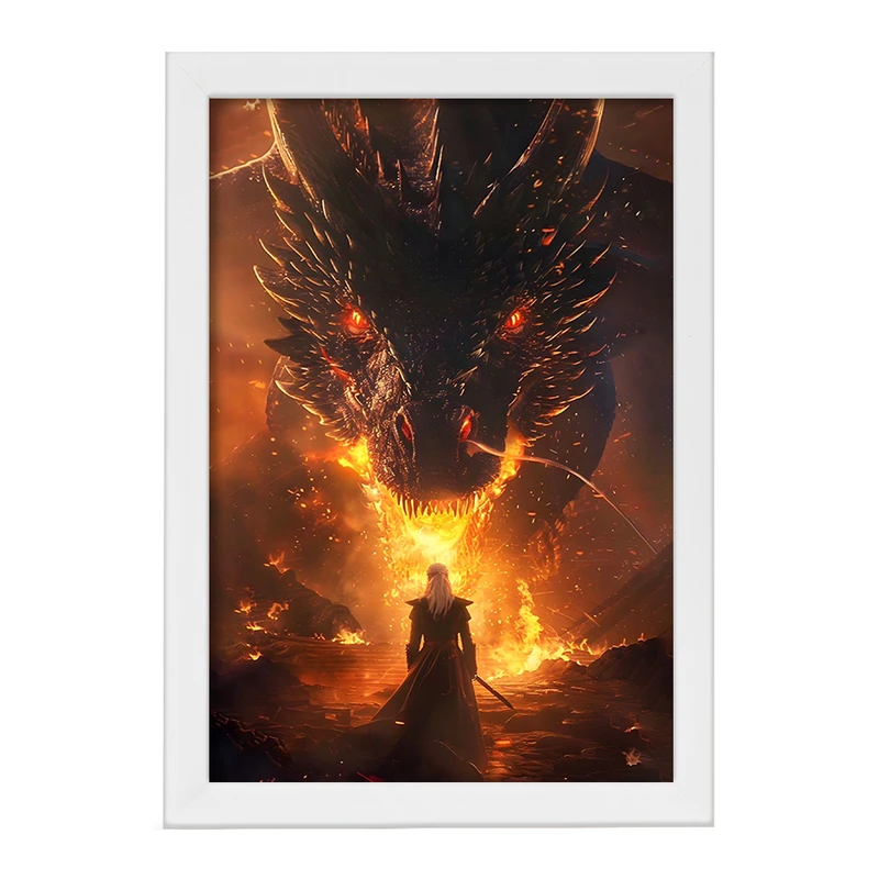 تابلو خندالو مدل خاندان اژدها (House of the Dragon) کد F10156