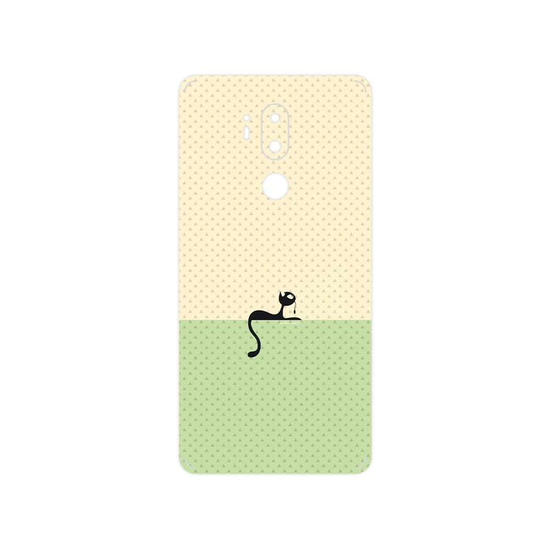 برچسب پوششی ماهوت مدل Minimal Internet Cat Icon مناسب برای گوشی موبایل ال جی G7 PLUS THINQ