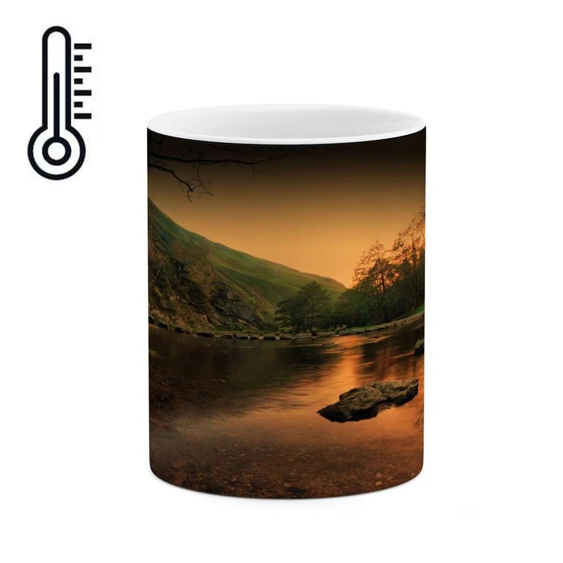 ماگ حرارتی کاکتی مدل منظره کد mgh17827