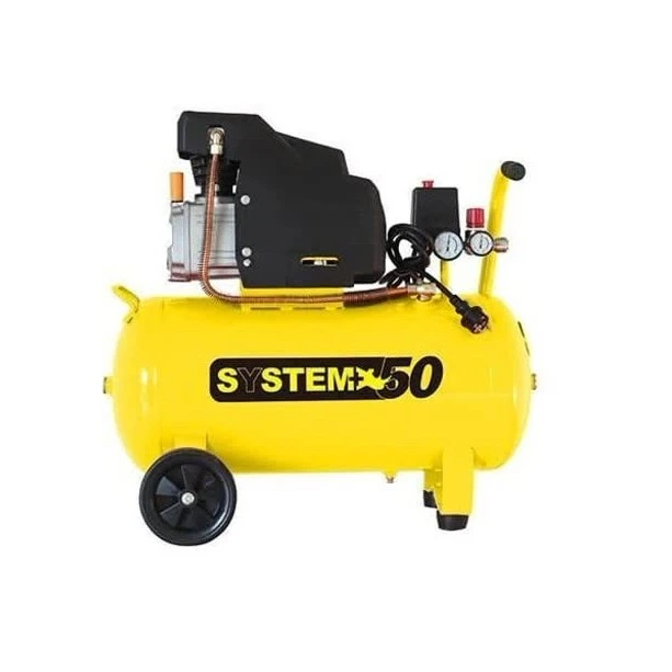 کمپرسور باد سیستم پلاس مدل sy013 ظرفیت 50 لیتر