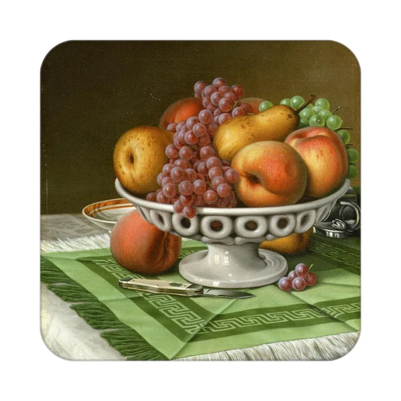 زیر لیوانی کاکتی طرح نقاشی رنگ روغن مدل mg10437