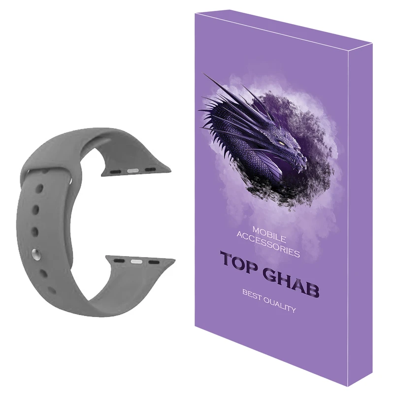 بند تاپ قاب مدل A-silicon مناسب برای اپل واچ 45 میلی متری