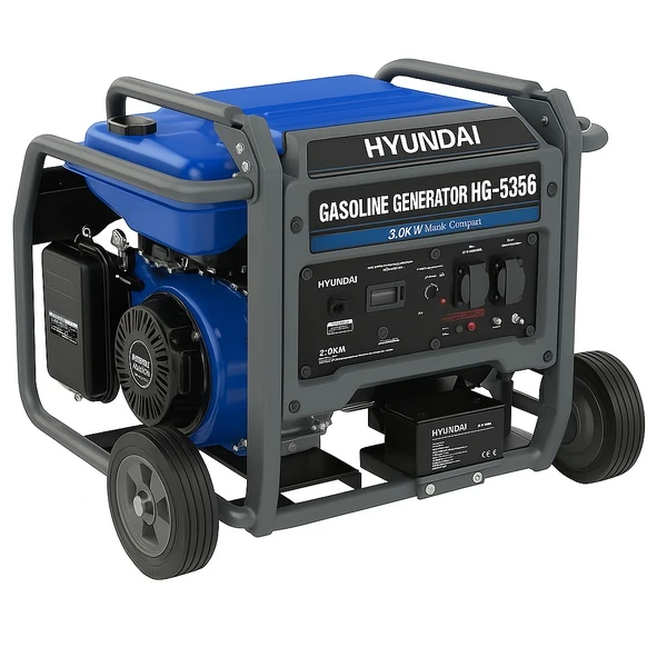 موتور برق بنزینی 3000 اسب بخار هیوندای مدل HG-5356