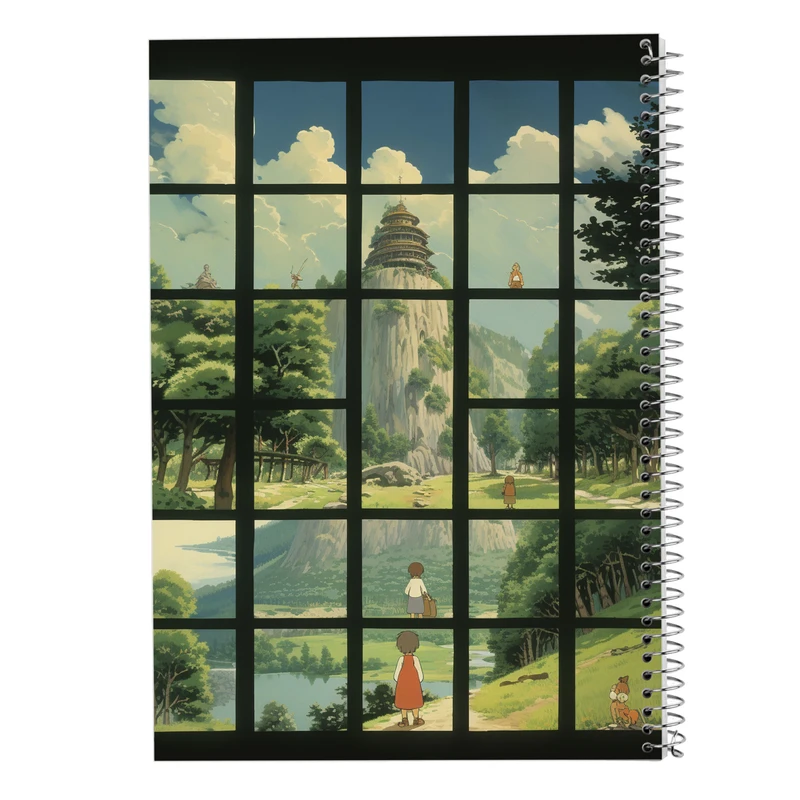 دفتر نقاشی 50 برگ مدوپد مدل Ghibli کد DF2566