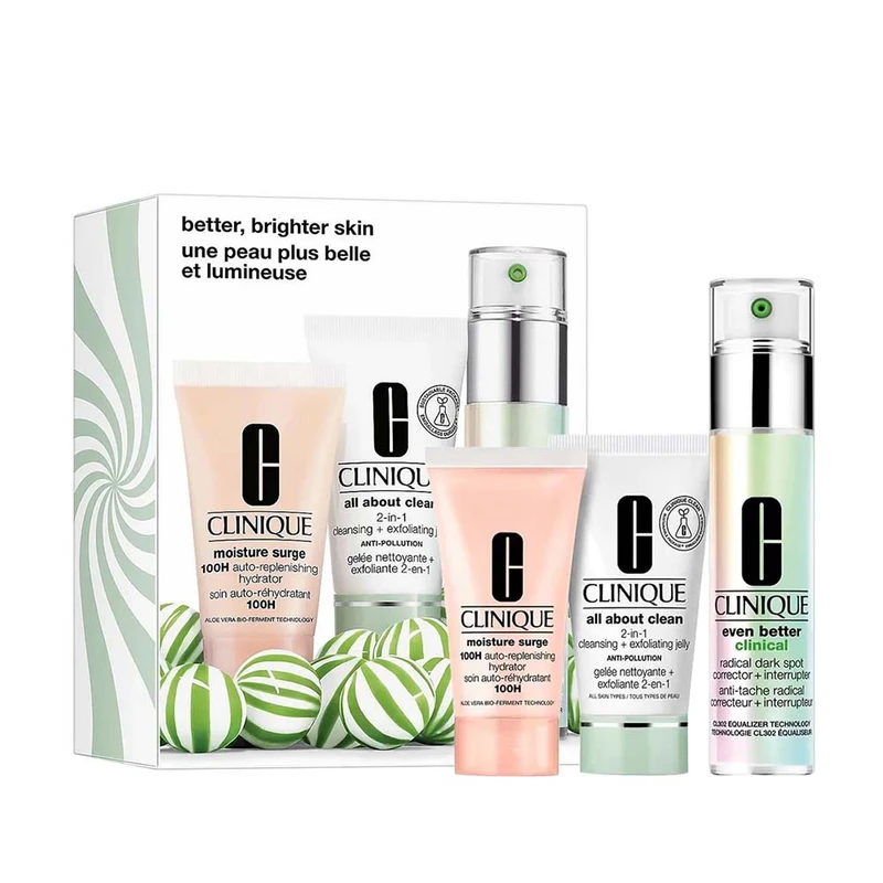 مجموعه روشن کننده پوست کلینیک مدل Better Brighter Skin بسته 3 عددی