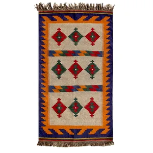 گلیم دستبافت دو و نیم متری مدل قشقایی کد GH00042