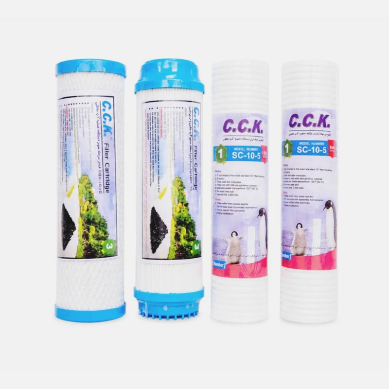 فیلتر دستگاه تصفیه آب خانگی سی سی کا مدل RO-NSF مجموعه 4 عددی