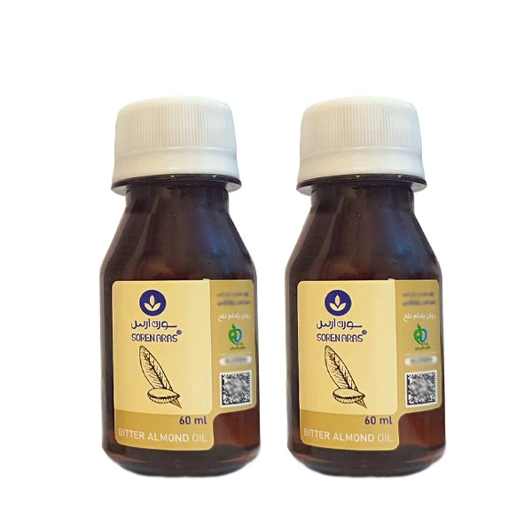 روغن بدن سورن ارس مدل بادام تلخ مناسب برای انواع پوست حجم 60 میلی لیتر بسته 2 عددی