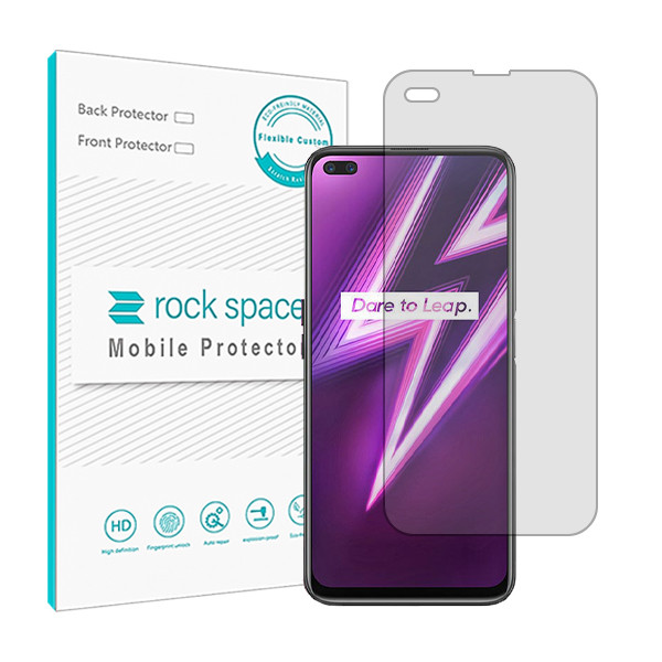 محافظ صفحه نمایش شفاف راک اسپیس مدل HyGEL مناسب برای گوشی موبایل ریلمی 6 Pro