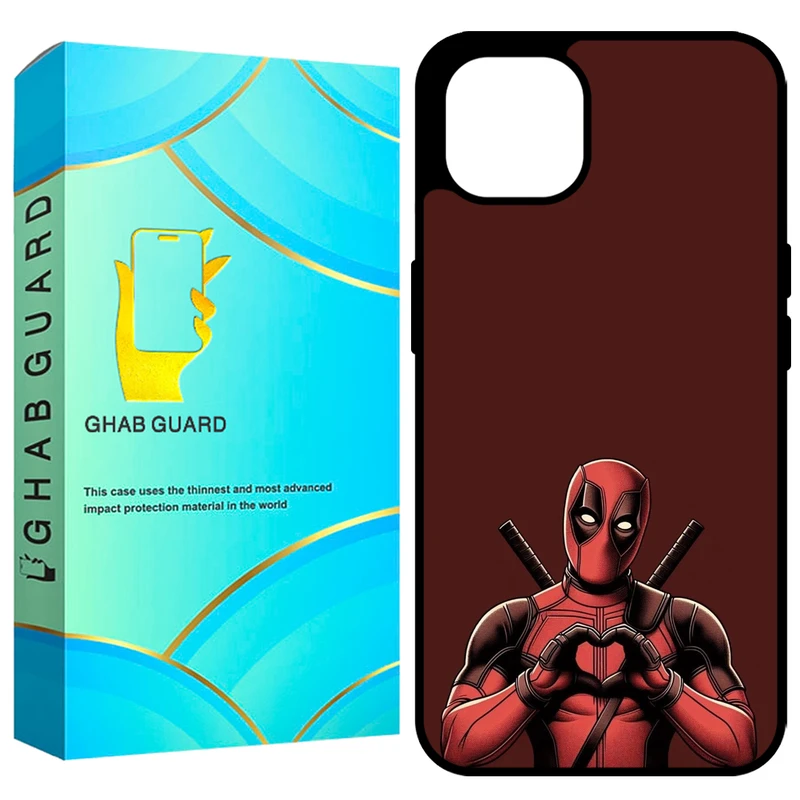 کاور قاب گارد طرح ددپول مدل GCHP15 مناسب برای گوشی موبایل اپل iPhone 15