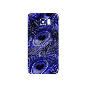 MAHOOT Purple Feather Cover Sticker for Samsung Galaxy Note 5