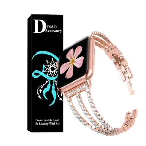 بند دریم مدل Diamond مناسب برای اپل واچ سری 9 41 میلیمتری