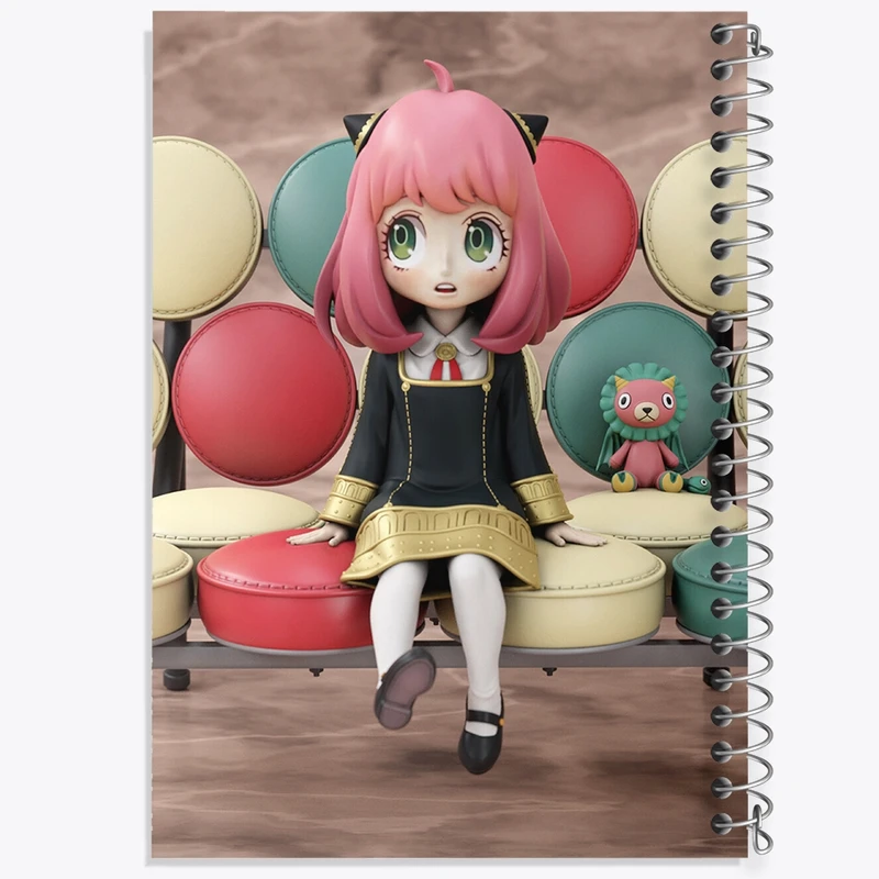 دفتر شطرنجی 50 برگ خندالو مدل آنیا انیمه اسپای ایکس فمیلی کد F898