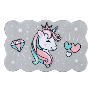 پادری زرباف طرح یونیکورن سایز 80×50 سانتی متر