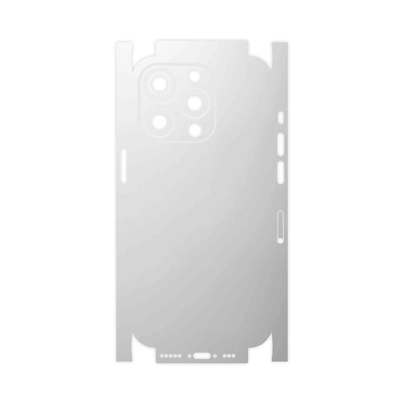 برچسب پوششی ماهوت مدل Matte-White-FullSkin مناسب برای گوشی موبایل اپل iPhone 14 Pro