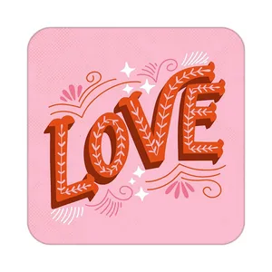 زیر لیوانی کاکتی طرح عاشقانه مدل mp39184