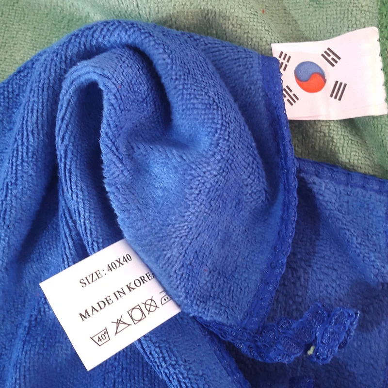 عکس شماره 4 : دستمال حوله ای میکروفایبر نظافت خودرو مدل nano40 بسته 3 عددی