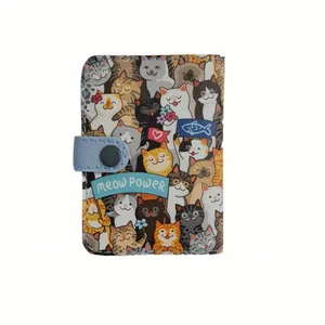 جا کارتی چرمی طرح گربه