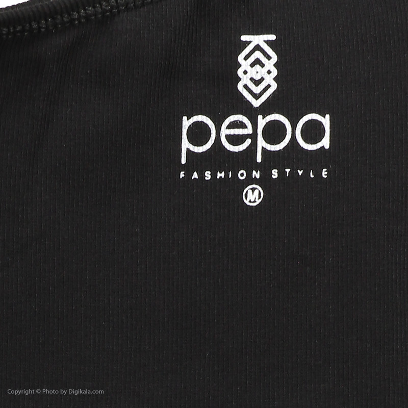 بادی زنانه پپا مدل Nevermind رنگ مشکی
