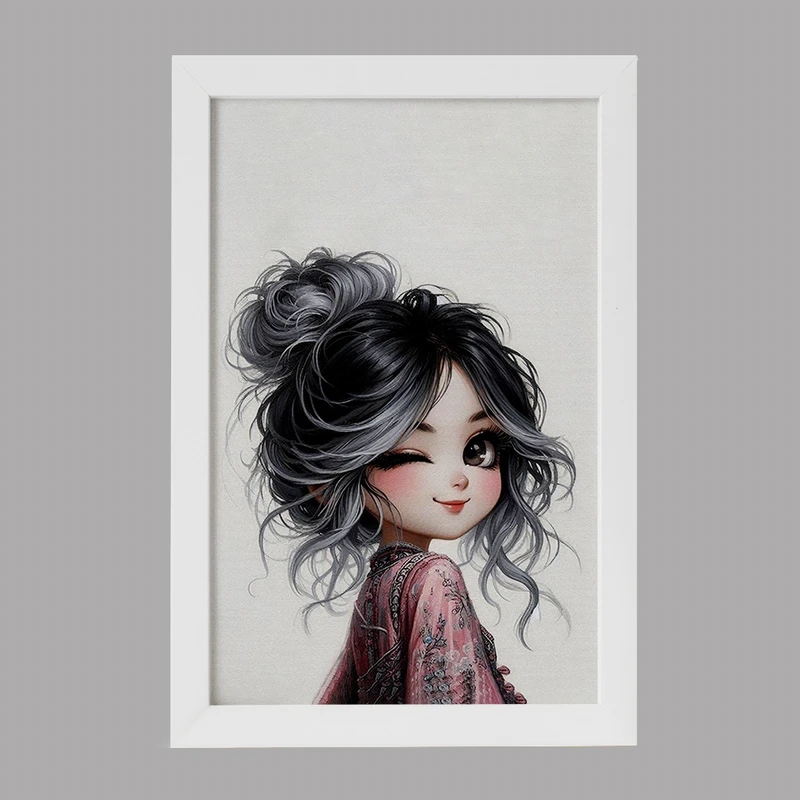 تابلو خندالو مدل دخترانه کد F2247