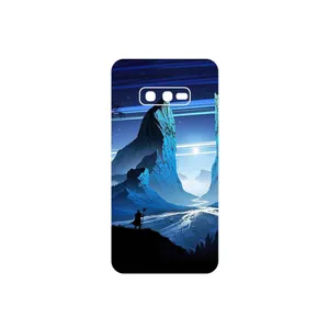 MAHOOT Blue Mountains Digital Art Cover Sticker for Samsung Galaxy S10e