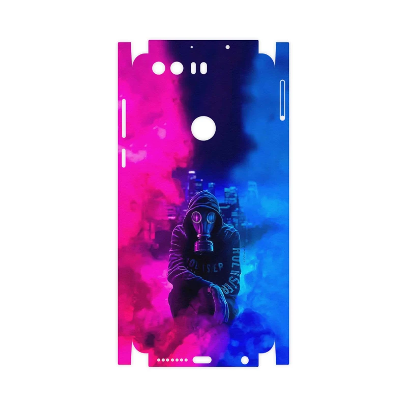 برچسب پوششی ماهوت مدل Smoke Rainbow Digital Art 2-FullSkin مناسب برای گوشی موبایل آنر 8