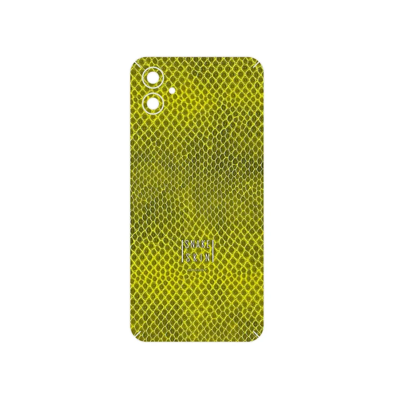 برچسب پوششی ماهوت مدل Yellow Snake Skin مناسب برای گوشی موبایل سامسونگ Galaxy M04