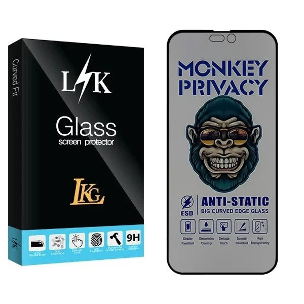 محافظ صفحه نمایش ال کا جی مدل MONPR-LK مناسب برای گوشی موبایل اپل iPhone 14 Pro