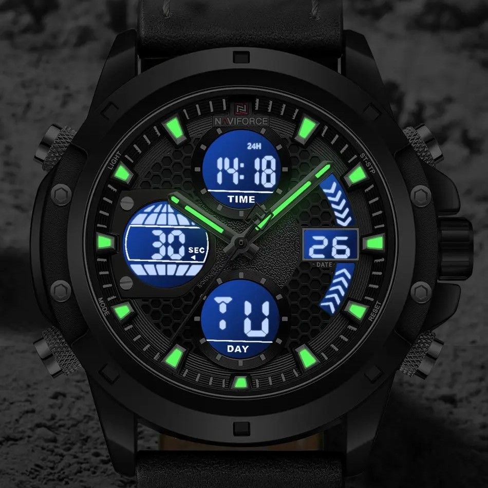 ساعت مچی عقربهای مردانه نیوی فورس مدل NF9225BGYB -  - 8