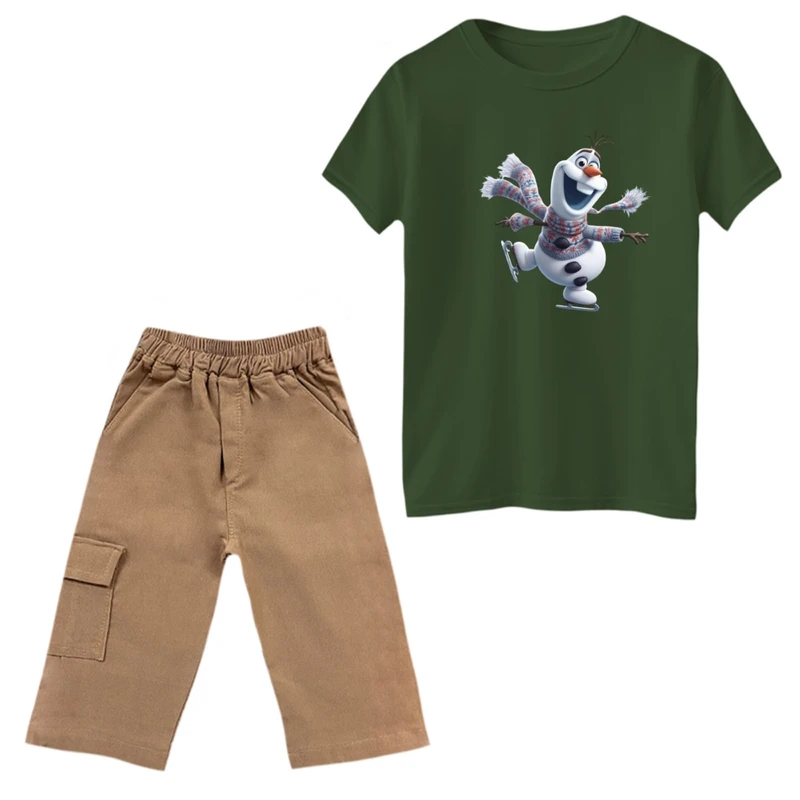 ست تی‌شرت و شلوارک پسرانه کد 4