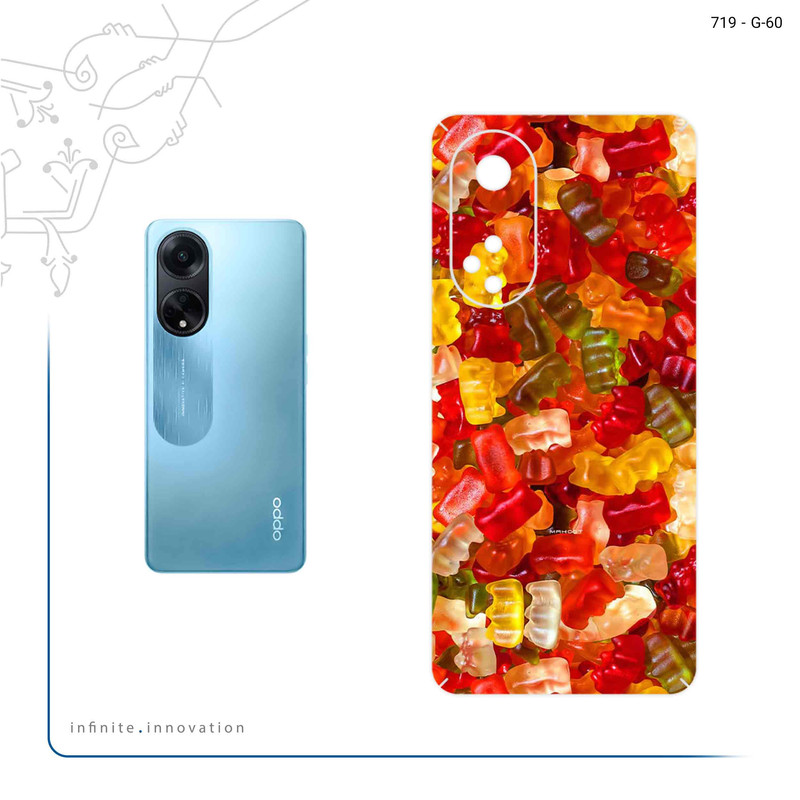 برچسب پوششی ماهوت مدل Gummi candy 1 مناسب برای گوشی موبایل اپو A98