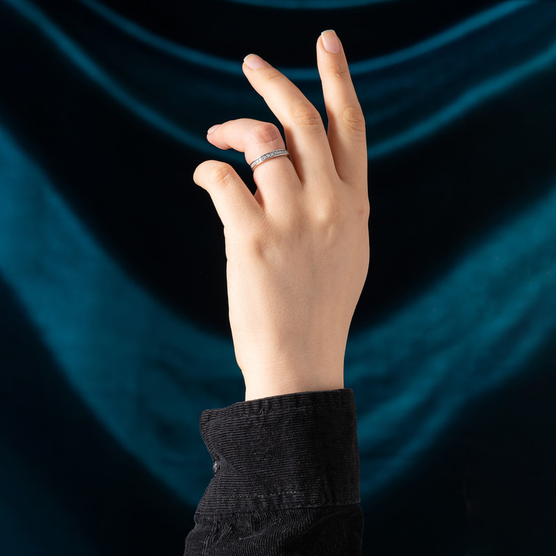 انگشتر طلا 18 عیار جواهری سون مدل 1608