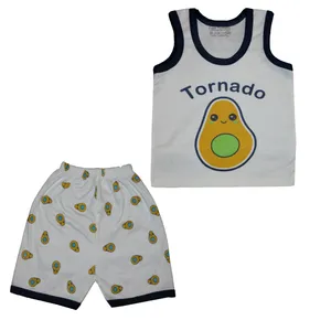 ست تاپ و شلوارک نوزادی مدل 106