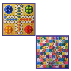 بازی فکری منچ و مارپله مدل پارچه ای کد 243