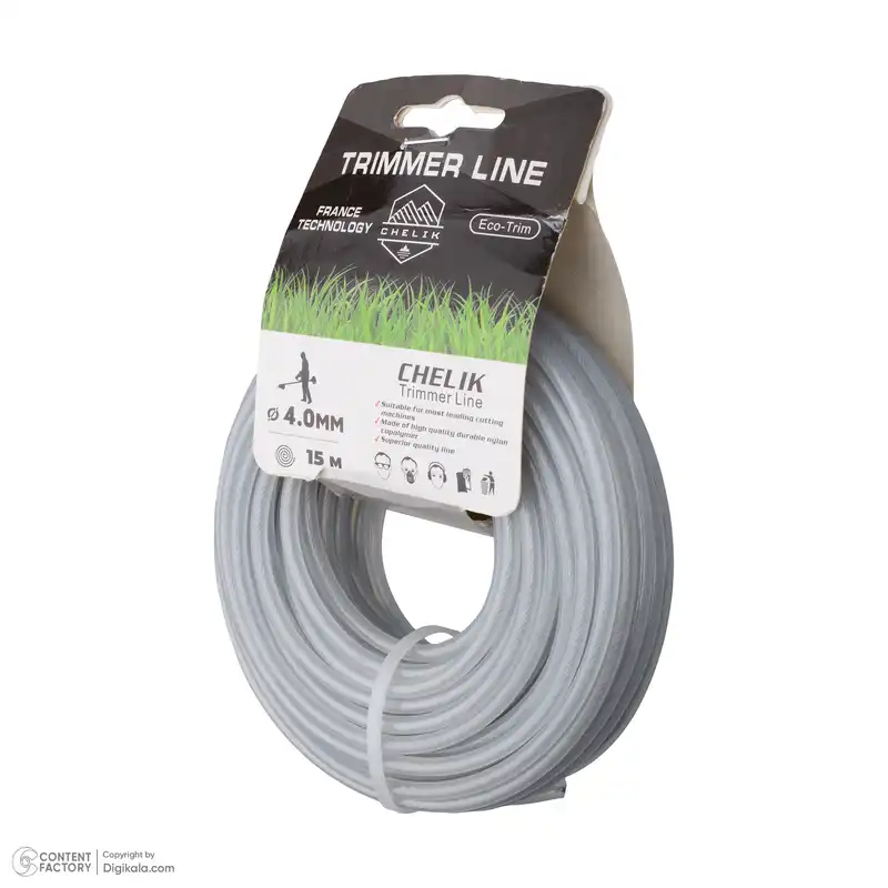 نخ علف تراش تریمر لاین مدل گرد کد 4mm-15m