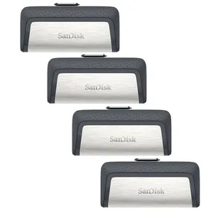 فلش مموری سن دیسک مدل Ultra Dual Drive USB Type-C ظرفیت 32 گیگابایت بسته 4 عددی