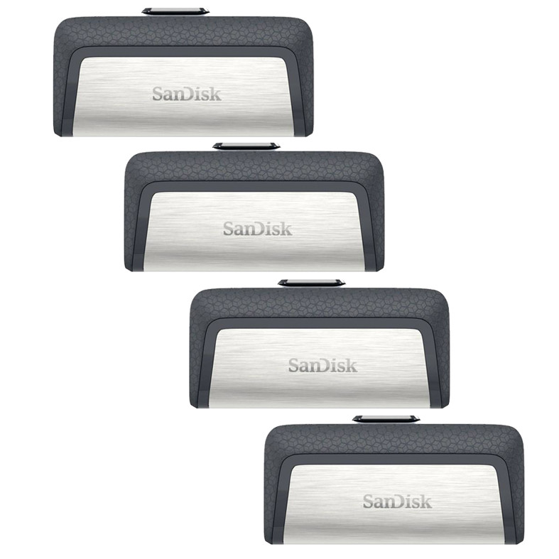 فلش مموری سن دیسک مدل Ultra Dual Drive USB Type-C ظرفیت 16 گیگابایت بسته 4 عددی