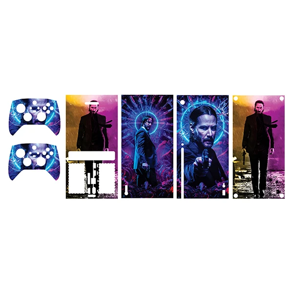 برچسب کنسول ایکس باکس سری ایکس طرح 06 johnwick مجموعه 6 عددی