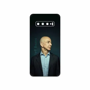 MAHOOT Jeff Bezos Cover Sticker for Samsung Galaxy S10