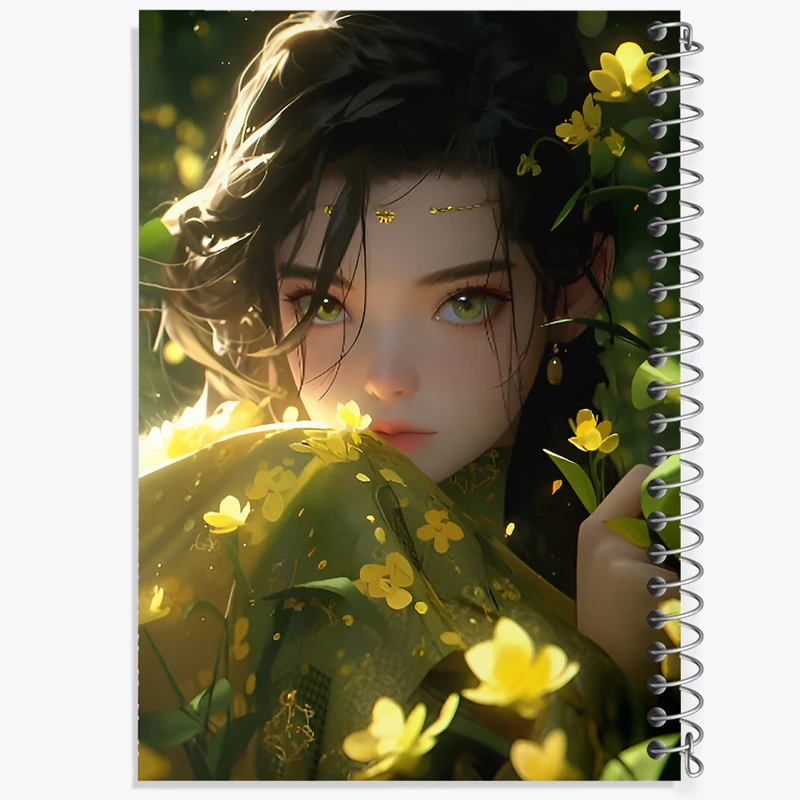 دفتر شطرنجی 50 برگ خندالو طرح دخترانه کد F6632