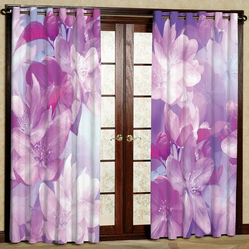 پرده مدل مخمل پانچی کد 2241T2 سایز 200x140 سانتی متر