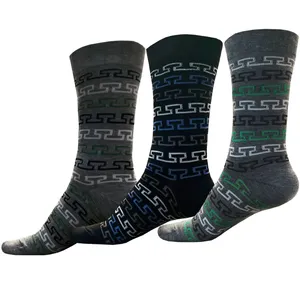 جوراب ساق بلند مردانه پالوته مدل PLT-Z6-VR مجموعه 3 عددی