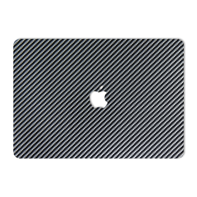 برچسب پوششی ماهوت مدل Silver Shine Carbon مناسب برای لپ تاپ Macbook 12inch Retina