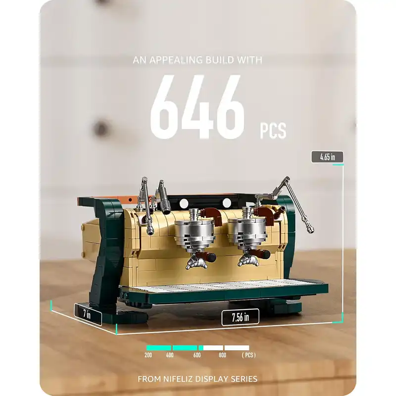 ساختنی مدل دستگاه اسپرسوساز Coffee Maker Building طرح Nifeliz