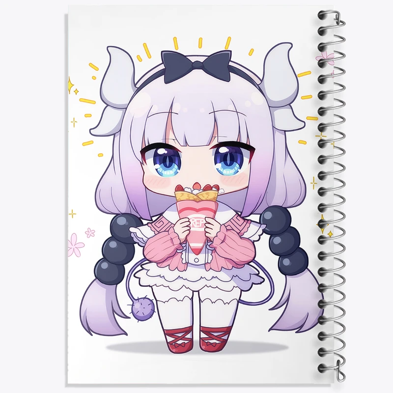 دفتر نت موسیقی 50 برگ خندالو مدل کانا انیمه اژدهای خدمتکار کوبایاشی کد 36334